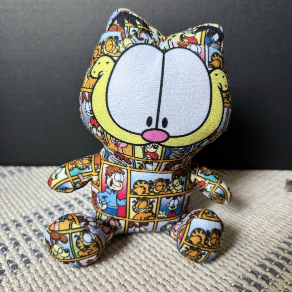 GARFIELD THE CAT 7" NICKELODEON COMIC STRIP PRINT PLUSH